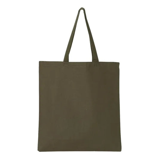 Same Day Custom Logo Tote Bag Q Tees Q800 Canvas