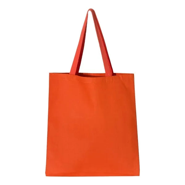 Same Day Custom Logo Tote Bag Q Tees Q800 Canvas