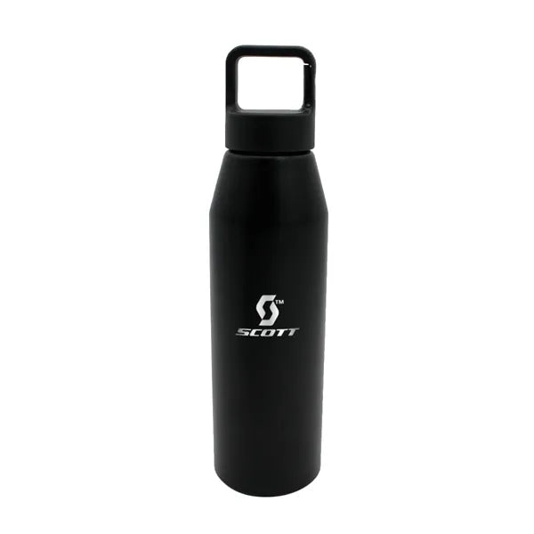 25 oz. Recycled Aluminum Bottle with Carabiner Lid, Laser En