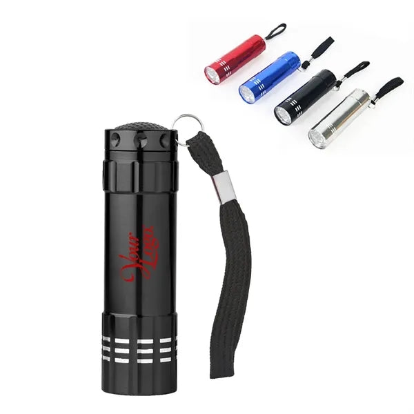 Mini 9 Led Aluminum Alloy Torch Flashlight
