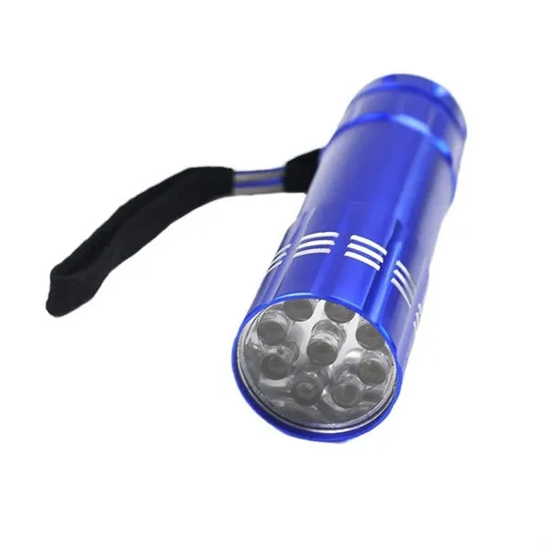 Mini 9 Led Aluminum Alloy Torch Flashlight