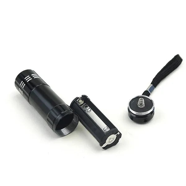 Mini 9 Led Aluminum Alloy Torch Flashlight