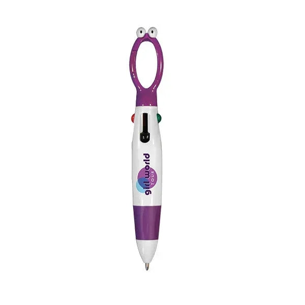 Googly-eyed 4-color Pen, Full Color Digital
