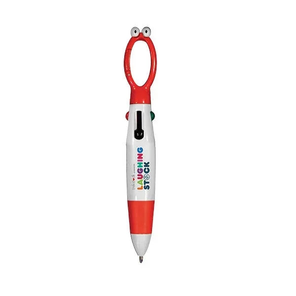 Googly-eyed 4-color Pen, Full Color Digital