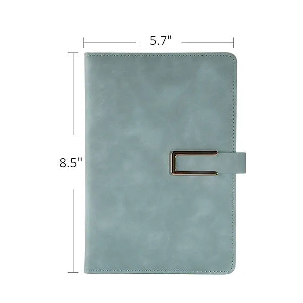 A5 Business Leather Buckle Notebook