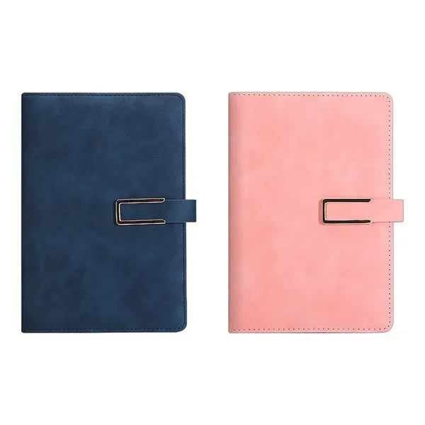 A5 Business Leather Buckle Notebook