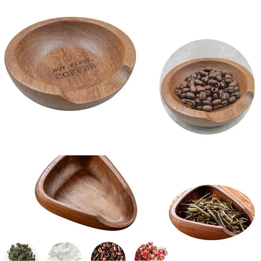 Laser-Etched Walnut Coffee & Tea Scale Dish