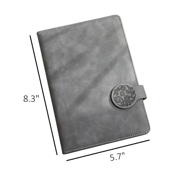 A6 Business Leather Buckle Notebook