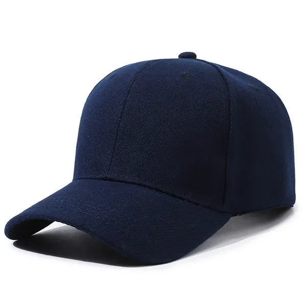 Unisex Adjustable Baseball Cap with Hard Top - Casual Outdoo