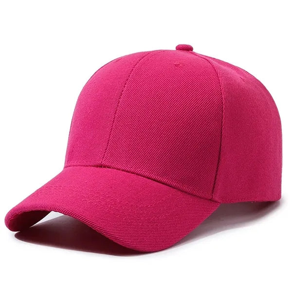 Unisex Adjustable Baseball Cap with Hard Top - Casual Outdoo