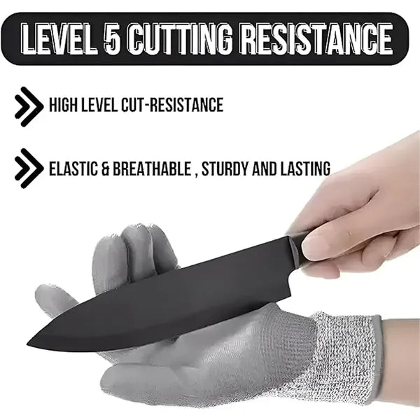 Level 5 Cut Resistant Gloves Work Kitchen Daily Use Pro