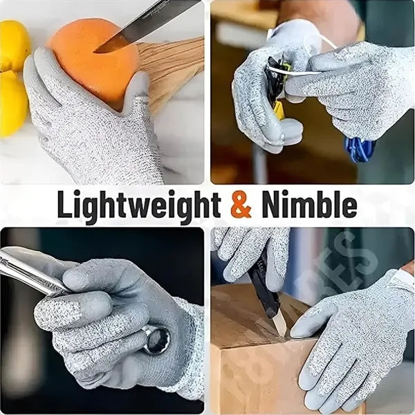 Level 5 Cut Resistant Gloves Work Kitchen Daily Use Pro