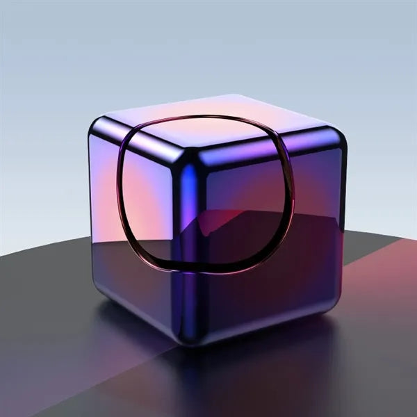 Infinity Cube Fidget Spinner 2-in-1 Metal Desk Toy EDC Tool