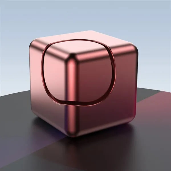 Infinity Cube Fidget Spinner 2-in-1 Metal Desk Toy EDC Tool