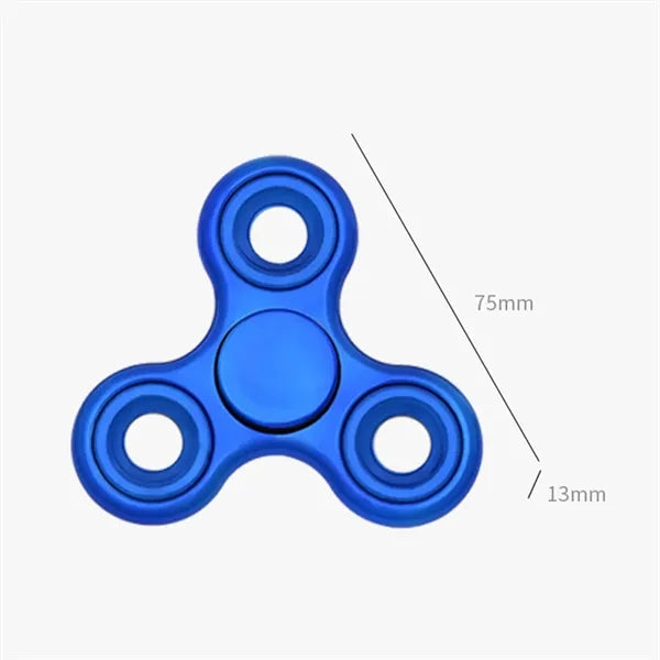 Colorful Electroplated Three-Armed Fidget Spinner