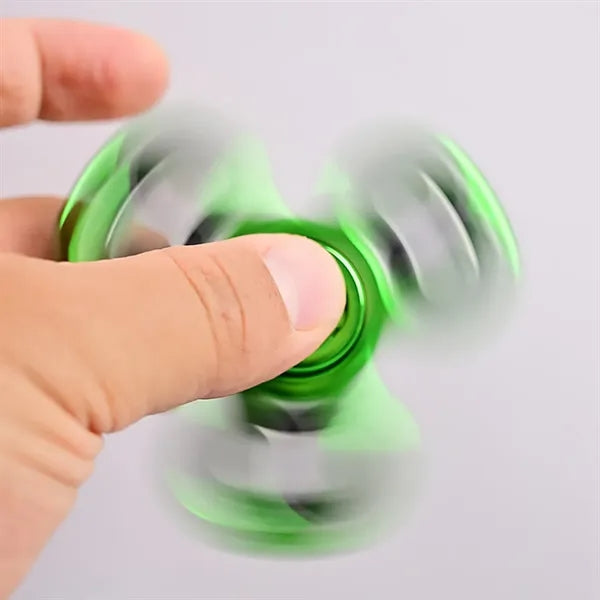 Colorful Electroplated Three-Armed Fidget Spinner