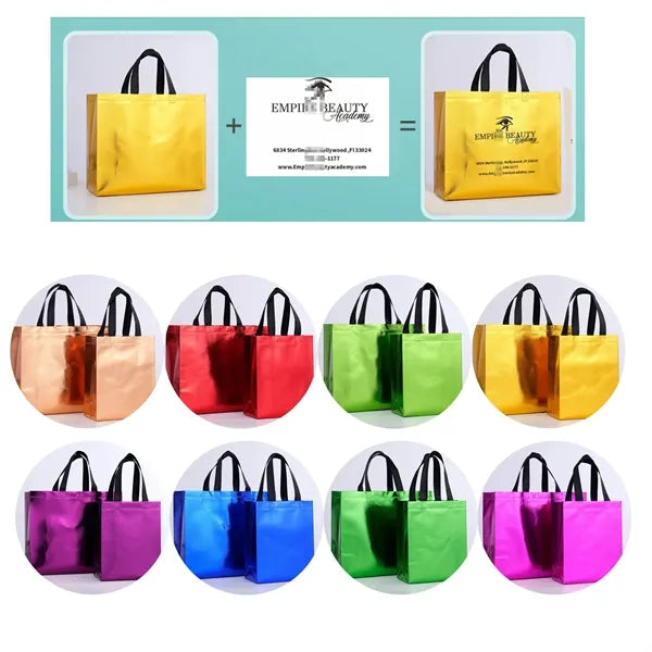 Logo Aluminum Foil Non-Woven Tote Bag