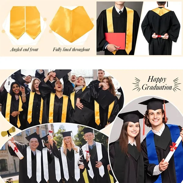 60"/72"/84" Graduation Stole Sash