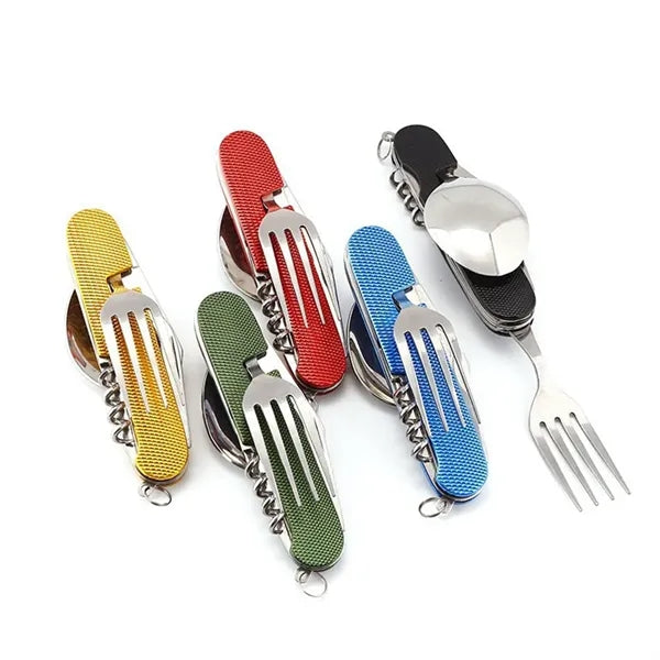Multi-tool Camping Folding Tableware