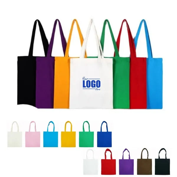Basic Cotton Canvas Tote Bag