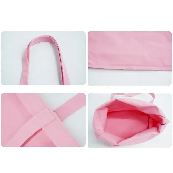 Basic Cotton Canvas Tote Bag