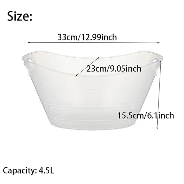 152 oz Heavy-Duty Plastic Ice Bucket