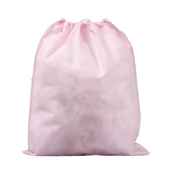 15.8" x 19.7" Non-Woven Drawstring Bag Travel Storage