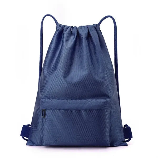 600D Water-Resistant Drawstring Backpack