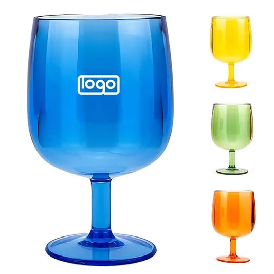 8oz Plastic Champagne Dwarf Glass Gift