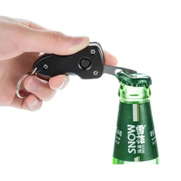 5 In 1 EDC Multitool Keychain with LED Knife Screwdriver