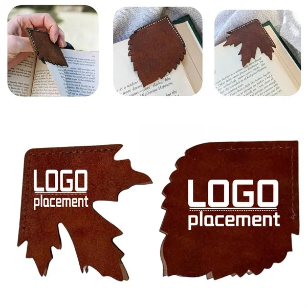Retro Creative Maple Shape Page Holder For Home Study