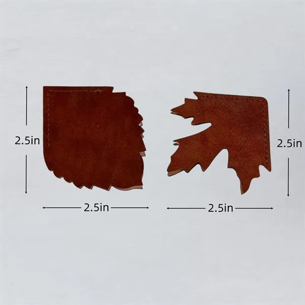 Retro Creative Maple Shape Page Holder For Home Study