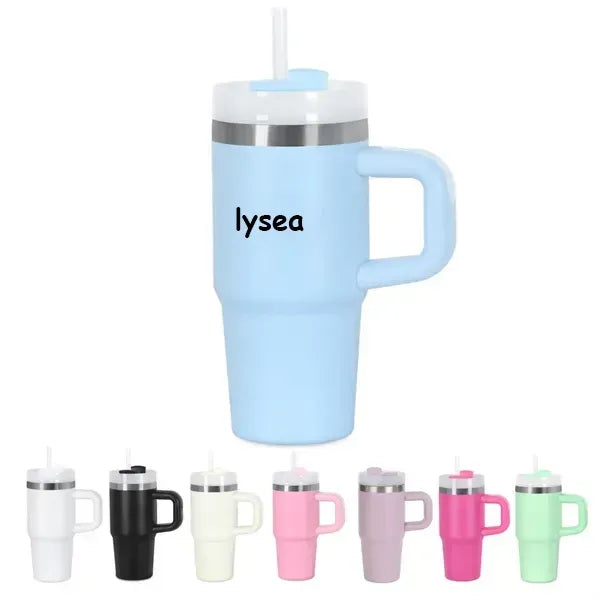 20 Oz Stainless Steel Water Tumbler With Handle