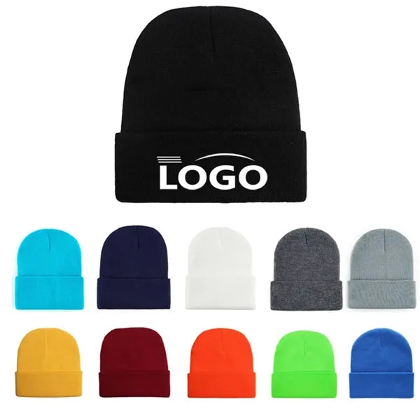 Acrylic knitted cap