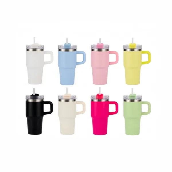 20 Oz Stainless Steel Water Tumbler With Handle