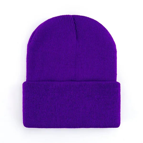 Acrylic knitted cap
