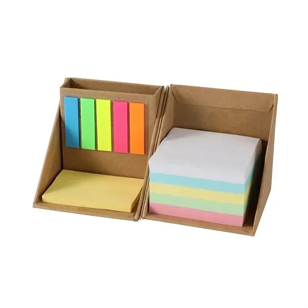 Sticky Notes Cube Box With Pen Holder