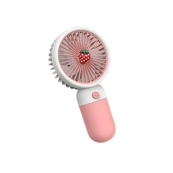 Mini portable handheld usb charging fruit electric fan