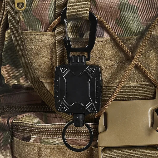Retractable Wire Cord Keychain