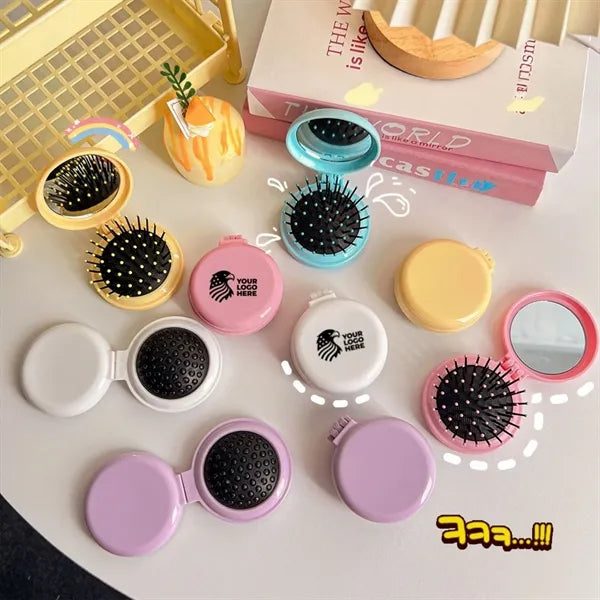 Hair Brush With Mirror