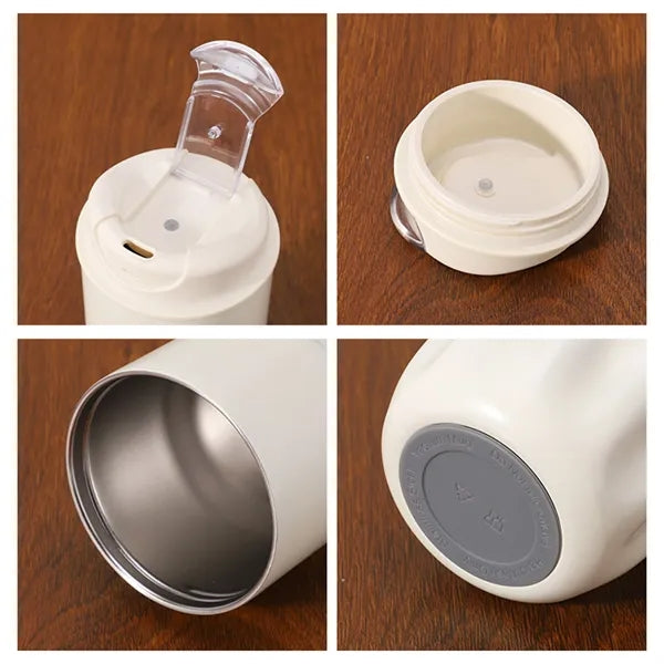 316 Stainless Steel Petal Insulated Coffee Cup