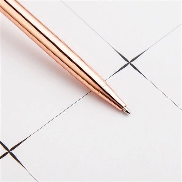 Crystal Crown Metal Twist Pen