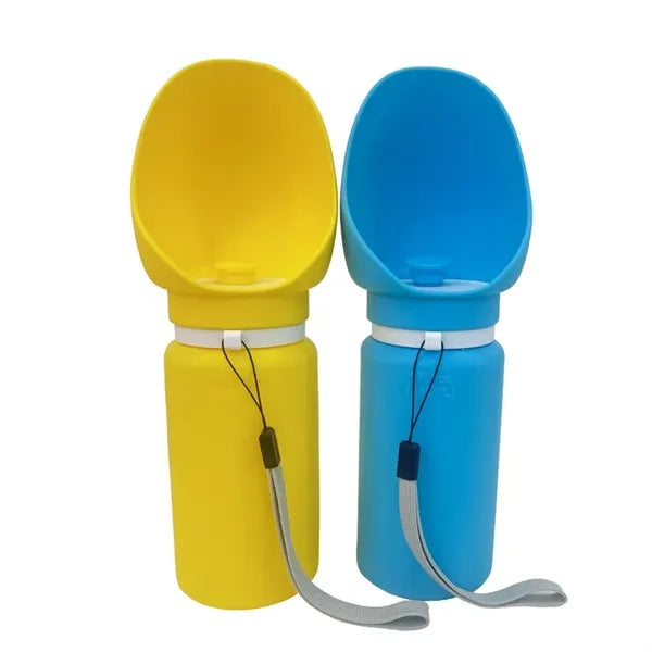 Collapsible pet water bottle