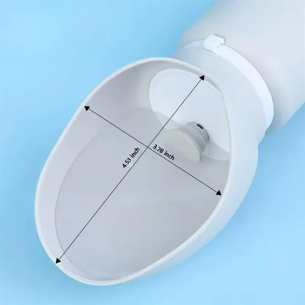 Collapsible pet water bottle
