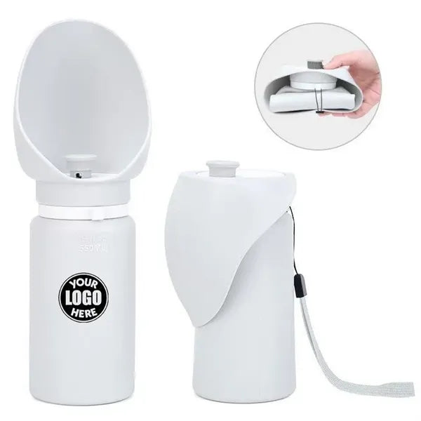 Collapsible pet water bottle