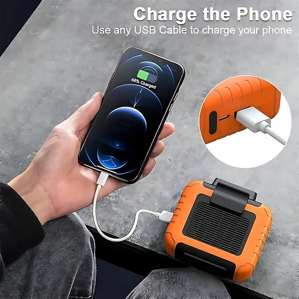 Portable Rechargeable Hanging Waist Fan-Bladeless & Cooling