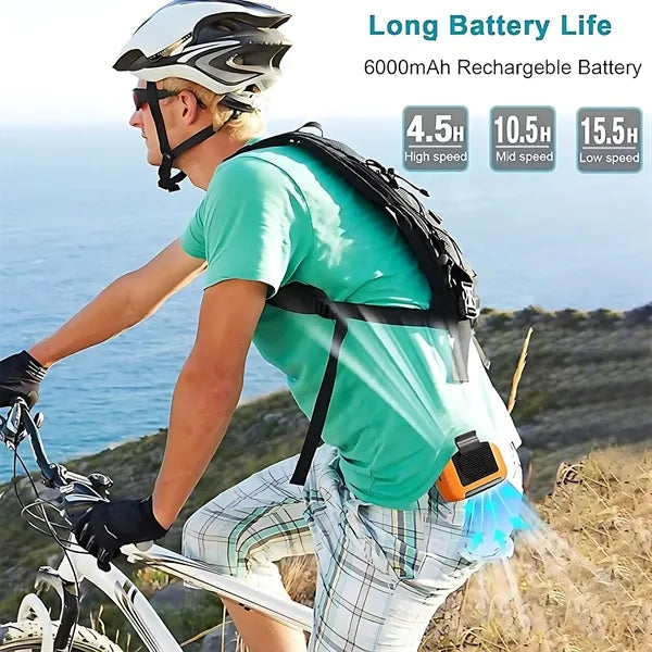 Portable Rechargeable Hanging Waist Fan-Bladeless & Cooling