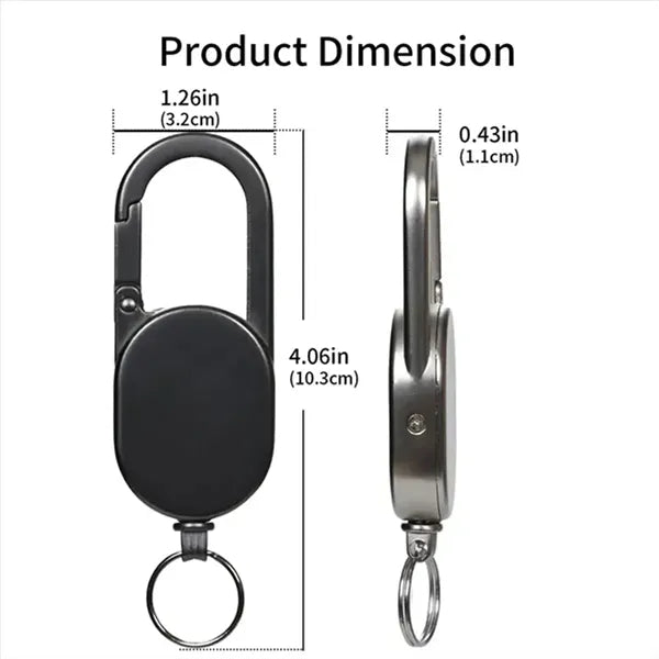 Retractable Outdoor Keychain