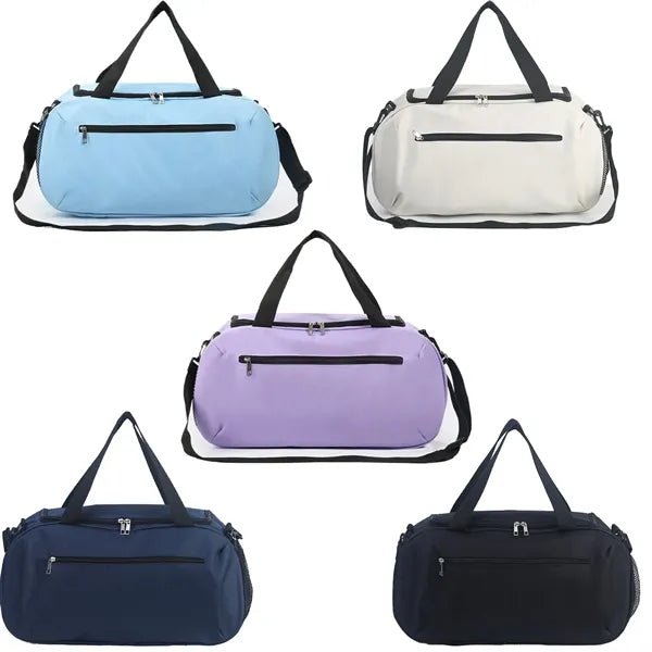 600D Oxford Travel Duffle Bag w/ Shoulder Strap & Handles