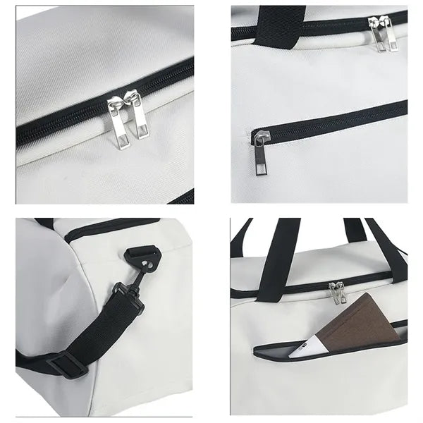 600D Oxford Travel Duffle Bag w/ Shoulder Strap & Handles